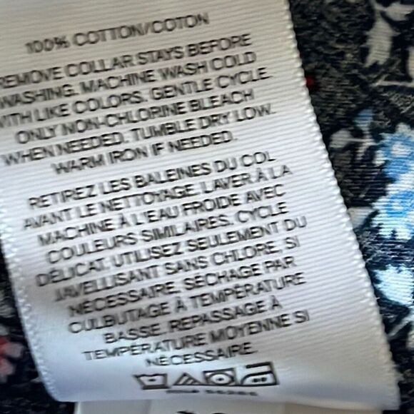 Express Extra Slim Floral Button Front Mens XL - Picture 8 of 10